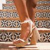 * Princess Polly Oasis Heels White Hot