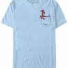 * Fifth Sun Men'S Mushu And Crikee Short Sleeve Crew T-Shirt Light Blue Clearance