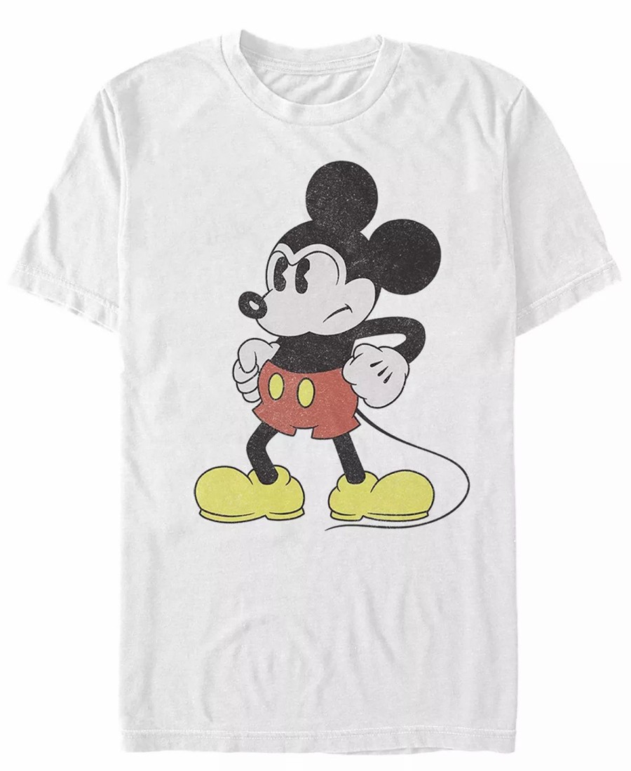 * Fifth Sun Men'S Mightiest Mouse Short Sleeve Crew T-Shirt White Clearance