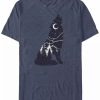 * Fifth Sun Men'S Wolf Block Short Sleeve Crew T-Shirt Navy Heather New