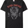 * Fifth Sun Marvel Men'S Panther Mask Short Sleeve T-Shirt Black Clearance