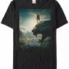 * Fifth Sun Marvel Men'S Panther Overlooking Panther Short Sleeve T-Shirt Black Online