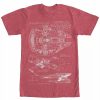 * Fifth Sun Men'S Scheme Short Sleeve Crew T-Shirt Red Heather Clearance