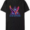 * Fifth Sun Men'S Marvel Likeness Thor Movie 4 Valkyrie Triangle Badge Short Sleeve T-Shirt Black New