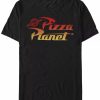 * Fifth Sun Men'S Pizza Planet Gradient Short Sleeve Crew T-Shirt Black Clearance