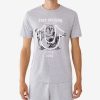 * True Religion Men'S Hitch Hike Buddha Short Sleeve Crewneck T-Shirt Heather Gray Wholesale