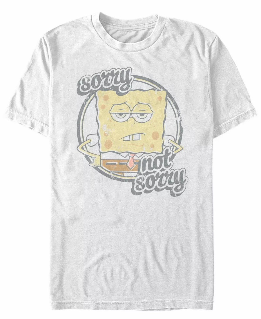 * Fifth Sun Men'S Sorry Not Sorry Short Sleeve Crew T-Shirt White Online