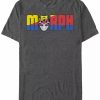 * Fifth Sun Men'S Morph Color Block Short Sleeve Crew T-Shirt Charcoal Wholesale