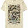 * Fifth Sun Men'S Save Animals Short Sleeve Crew T-Shirt Natural New