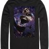 * Fifth Sun Marvel Men'S Avengers Endgame Thanos Galaxy Shattered Glass, Long Sleeve T-Shirt Black Online