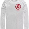 * Fifth Sun Marvel Men'S Avengers Endgame Left Chest Logo, Long Sleeve T-Shirt White Online