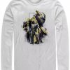 * Fifth Sun Marvel Men'S Avengers Endgame Thanos Mad Titan Side View, Long Sleeve T-Shirt White Wholesale