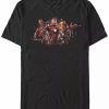 * Fifth Sun Men'S Iron Man Seven Short Sleeve Crew T-Shirt Black Clearance