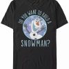 * Fifth Sun Men'S Build Snowman Short Sleeve Crew T-Shirt Black Best